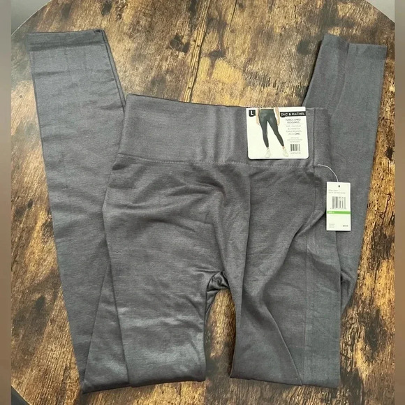 SET: Zac & Rachel | ladies fleece lined leggings, 2 pair. Size: L - Picture 2 of 15